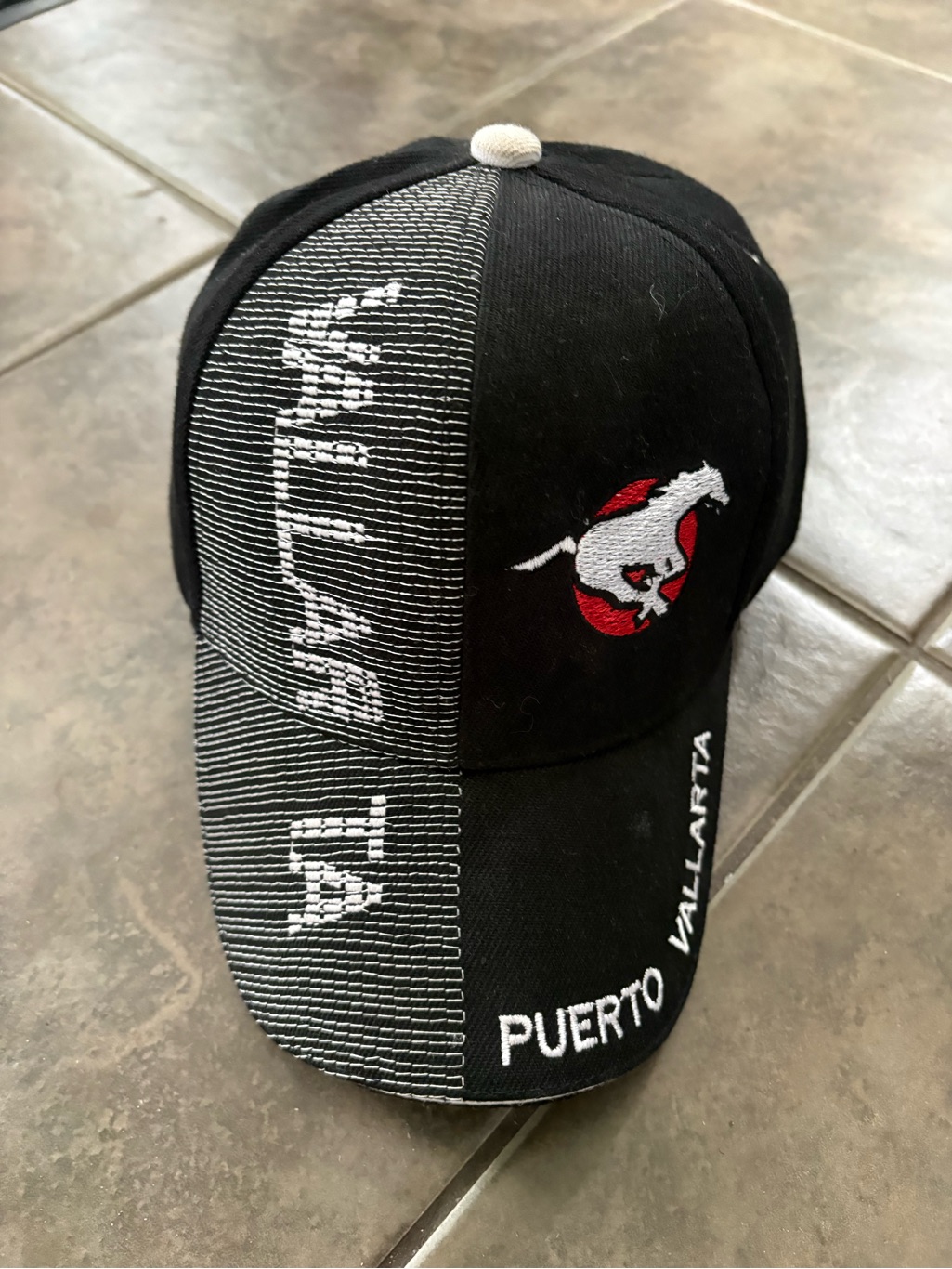 Puerto Vallarta Calgary Stampeders Embroidered Black Baseball Cap